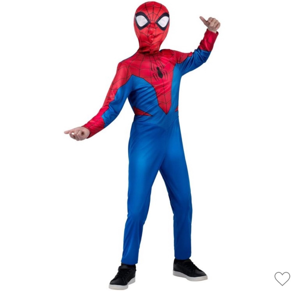 Kids' Marvel Spider-Man Costume Jumpsuit with Mask S